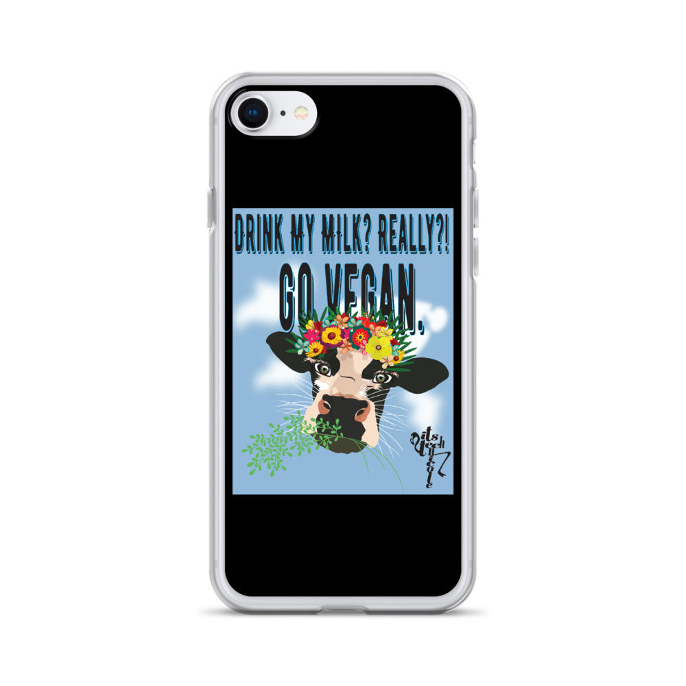 Go Vegan iPhone Case
