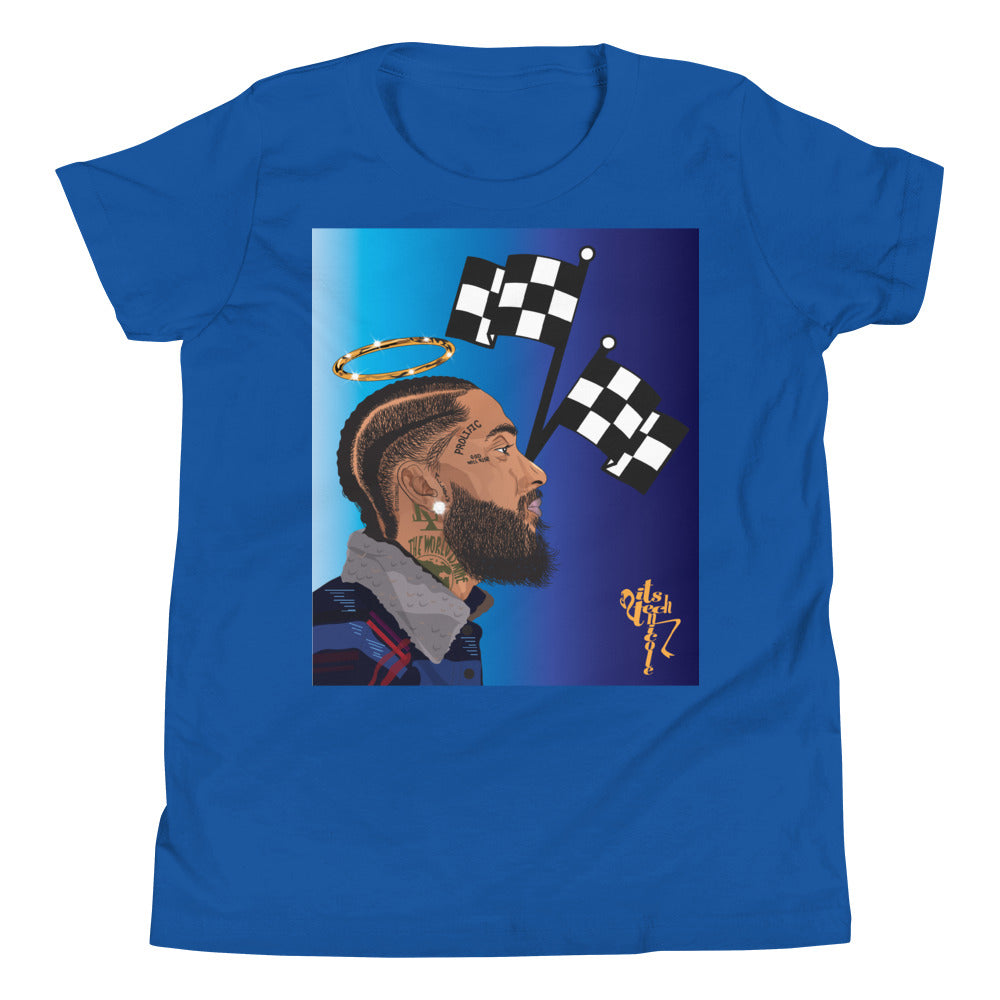 Nipsey Hussle Youth Short Sleeve T-Shirt