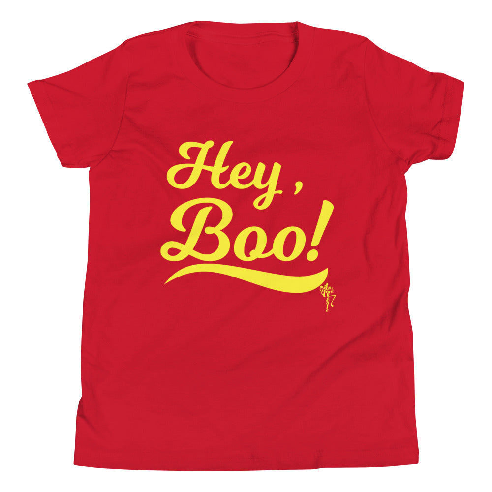Hey, Boo! Youth Short Sleeve T-Shirt