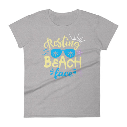 Resting Beach Face Women's short sleeve t-shirt