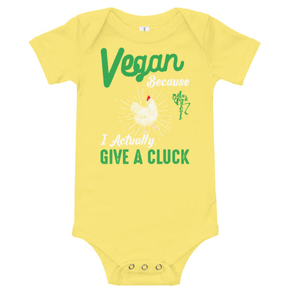 Vegan Because I Actually Give A Cluck Onesie