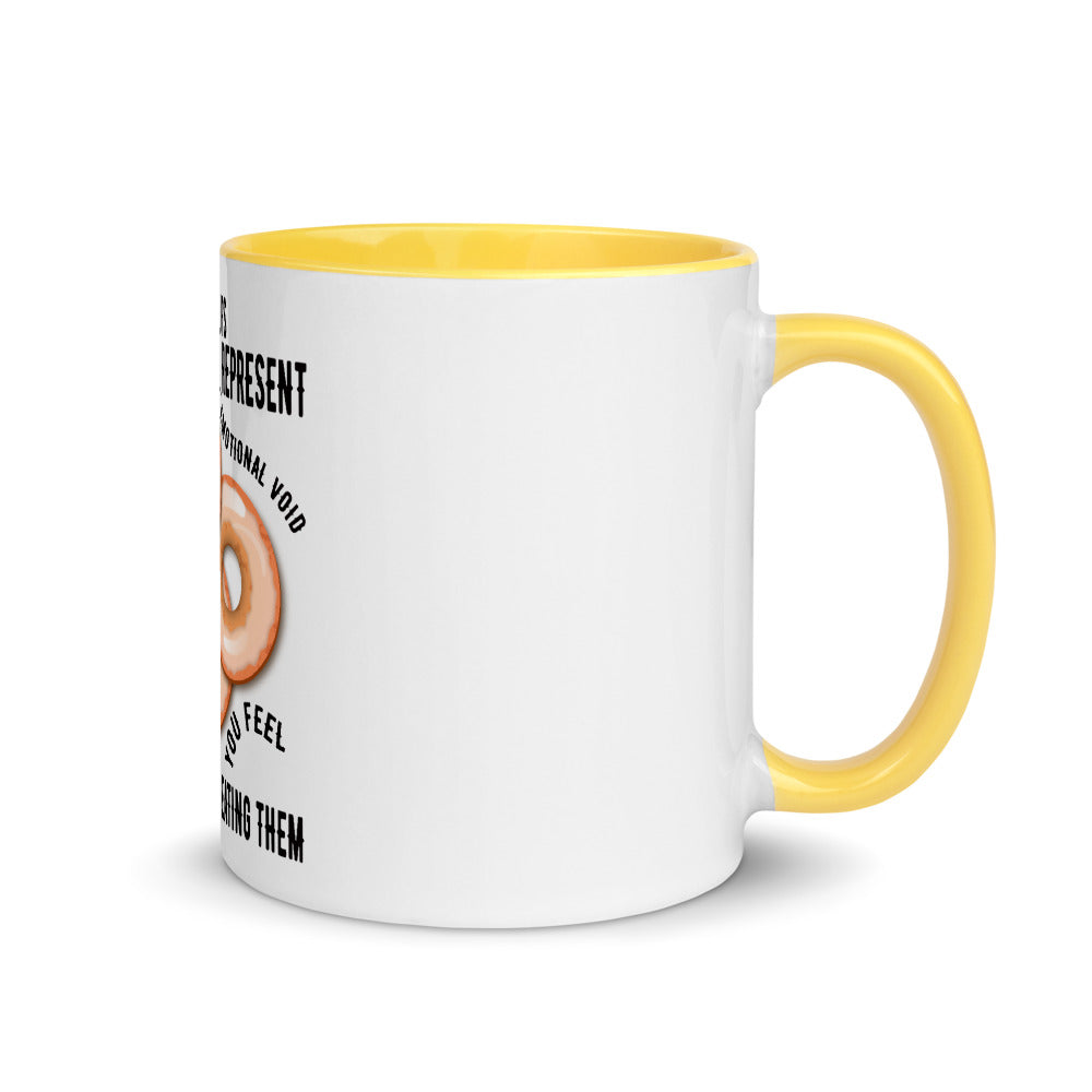 Donut Holes Mug with Color Inside