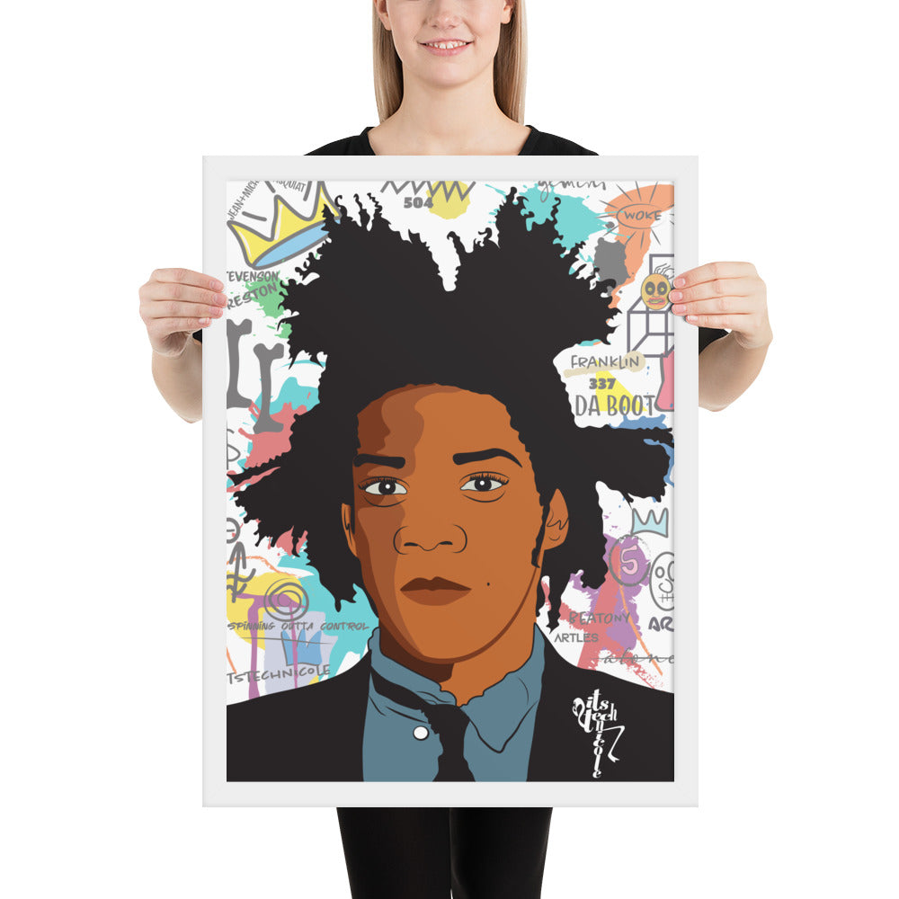 Basquiat Framed Photo Paper Poster