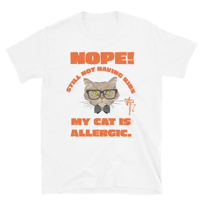 Allergic Cat Short-Sleeve T-Shirt
