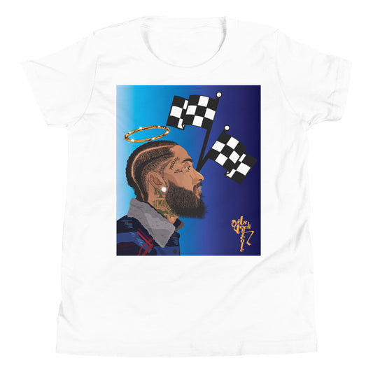 Nipsey Hussle Youth Short Sleeve T-Shirt