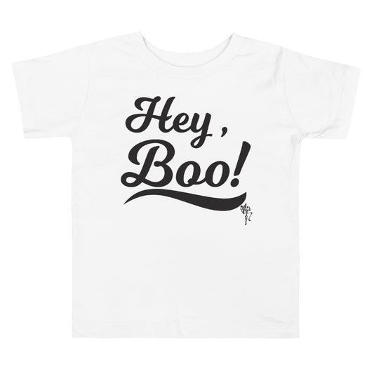 Hey, Boo! Toddler Short Sleeve Tee