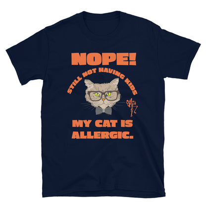 Allergic Cat Short-Sleeve T-Shirt
