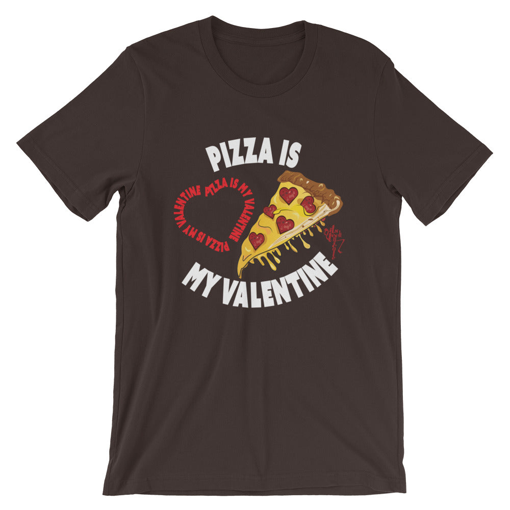 Pizza Is My Valentine (Dark) T-Shirt