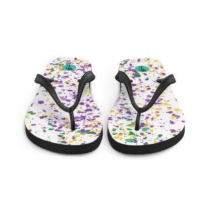Mardi Gras Flip-Flops
