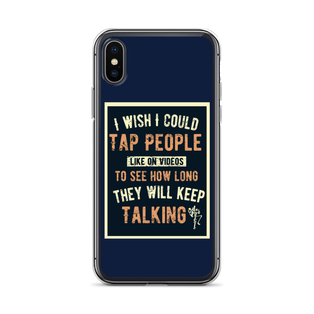 Stop Talking! iPhone Case