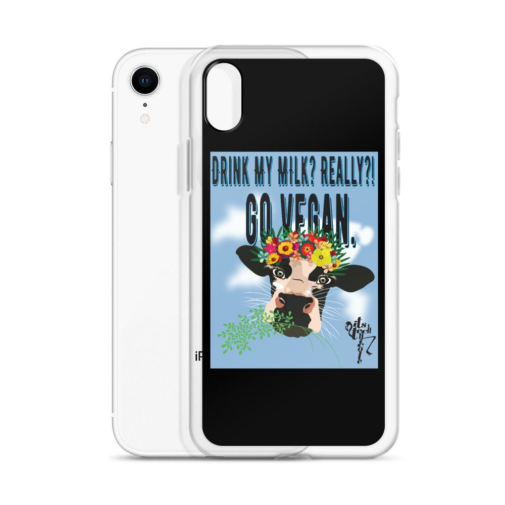 Go Vegan iPhone Case