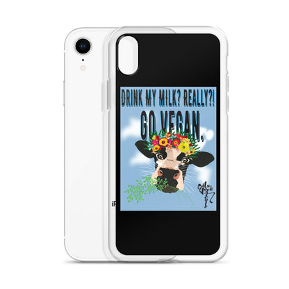 Go Vegan iPhone Case