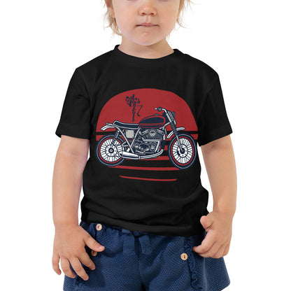 Motorcycle (Red) Toddler Short Sleeve Tee