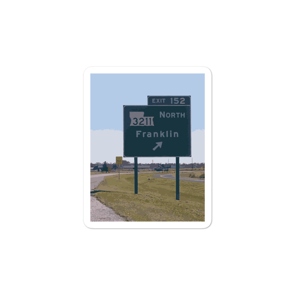 Franklin, LA Bubble-free stickers