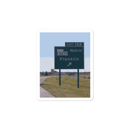 Franklin, LA Bubble-free stickers