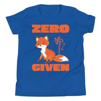 Zero Fox Given Youth Short Sleeve T-Shirt