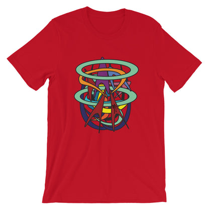 Abstract Short-Sleeve Graphic T-Shirt