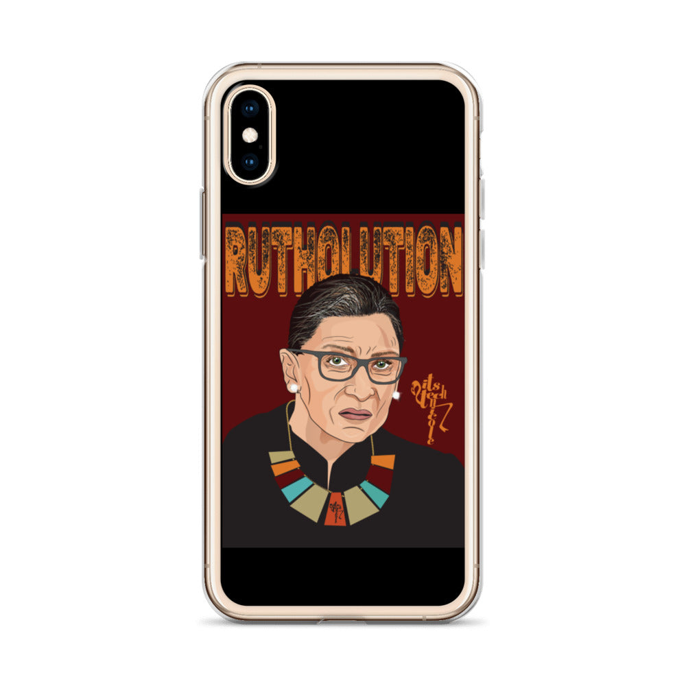 Ruth Bader Ginsburg Tribute Art iPhone Case