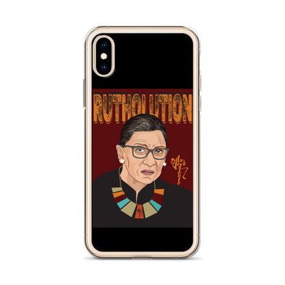 Ruth Bader Ginsburg Tribute Art iPhone Case