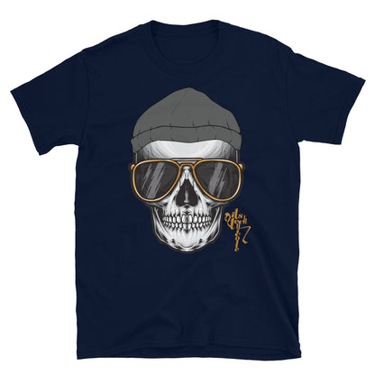 Skull and Beanie Short-Sleeve T-Shirt