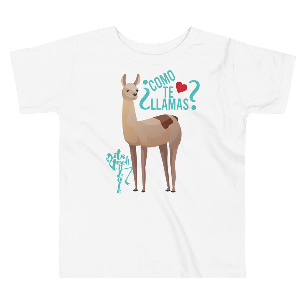 Como Te Llamas Toddler Short Sleeve Tee