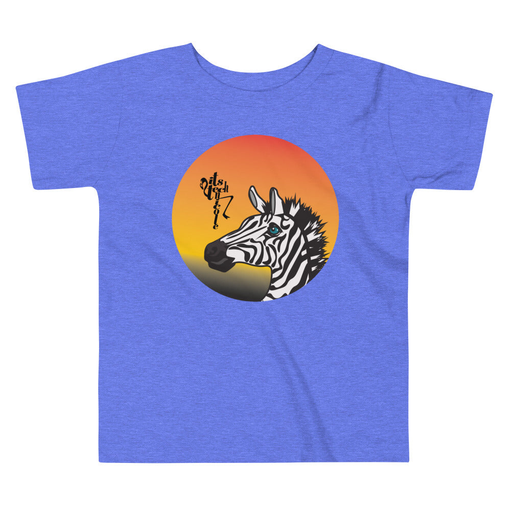 Zebra Toddler Short Sleeve Tee