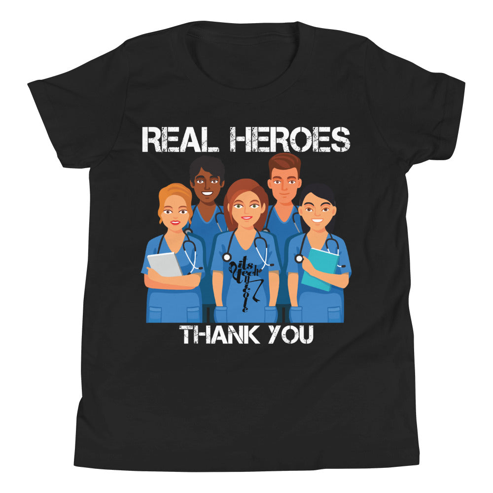Real Heroes...Thank You Youth Short Sleeve T-Shirt