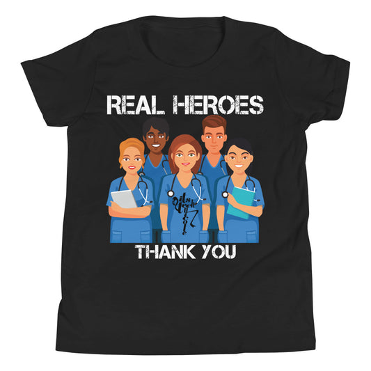 Real Heroes...Thank You Youth Short Sleeve T-Shirt