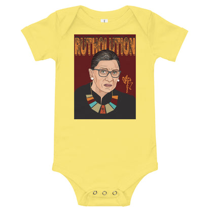 Ruth Bader Ginsburg Tribute Art Onesie