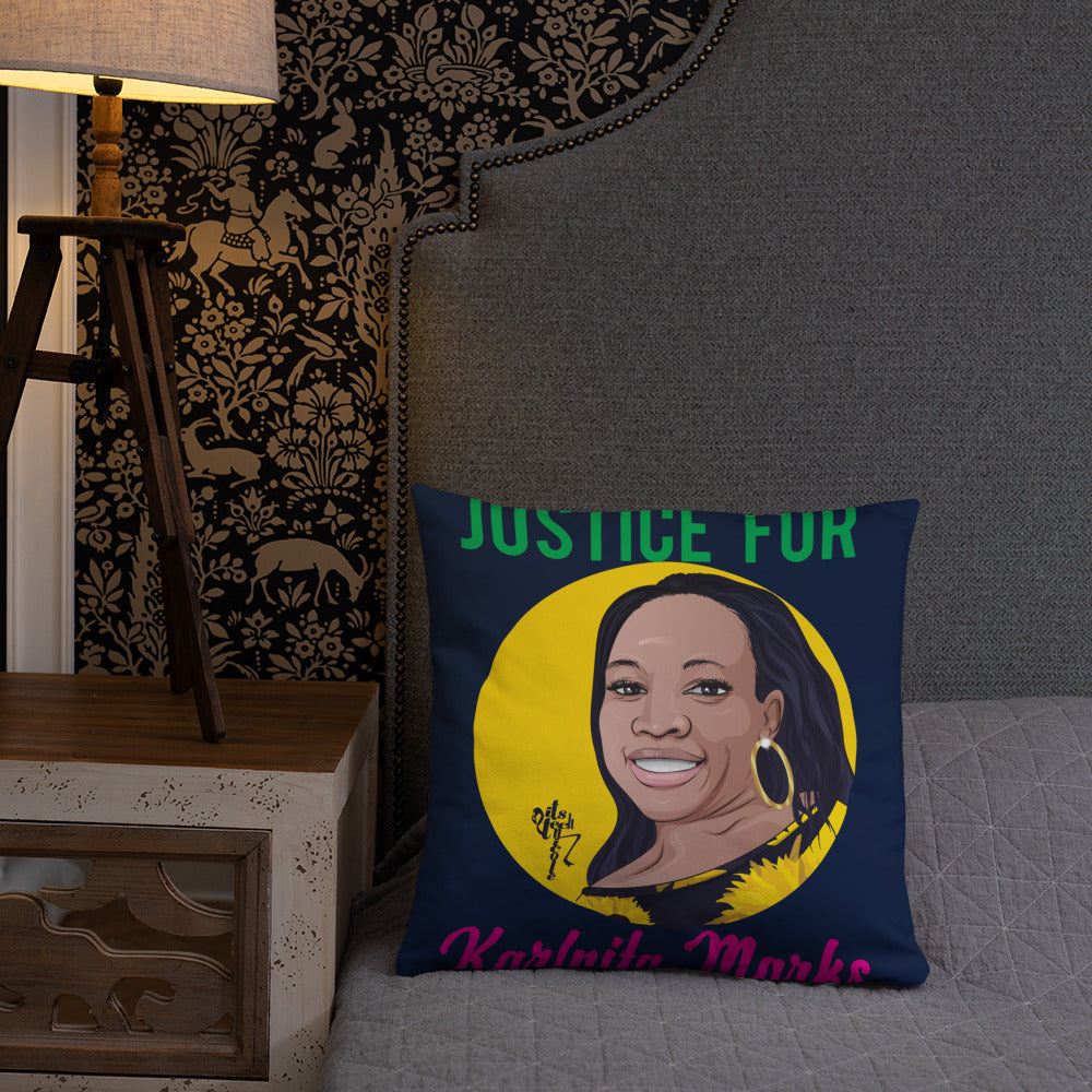 Justice for Karlnita Marks Pillow