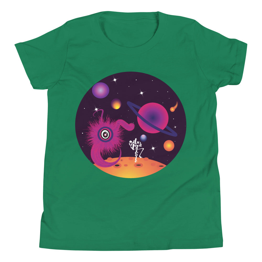 Technicole-ly In Space Youth Short Sleeve T-Shirt