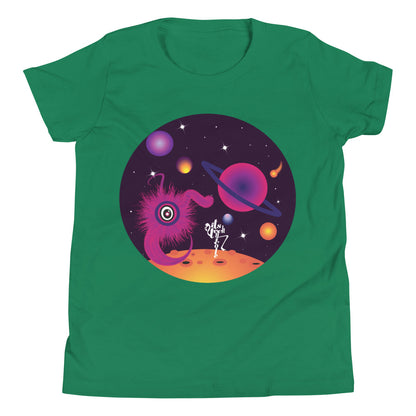Technicole-ly In Space Youth Short Sleeve T-Shirt