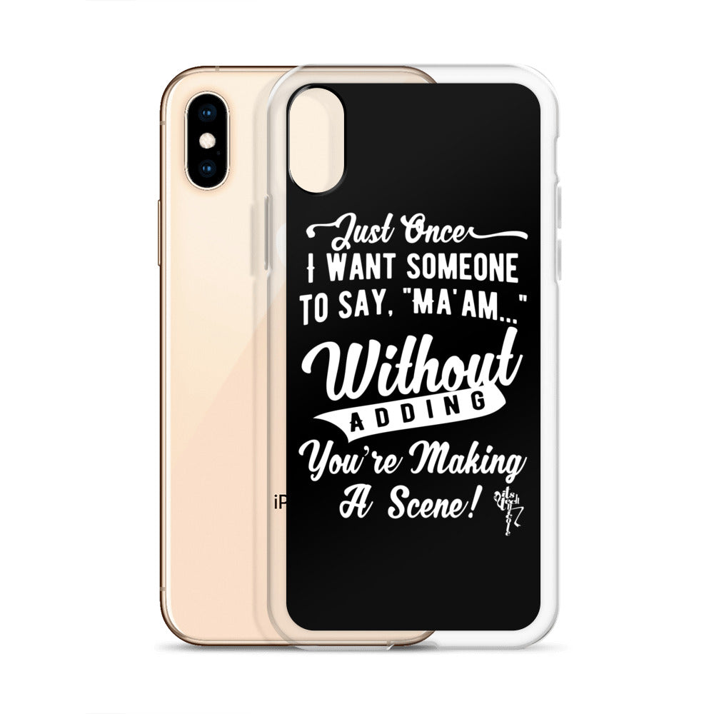 Making a Scene iPhone Case