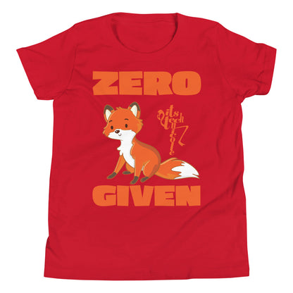 Zero Fox Given Youth Short Sleeve T-Shirt