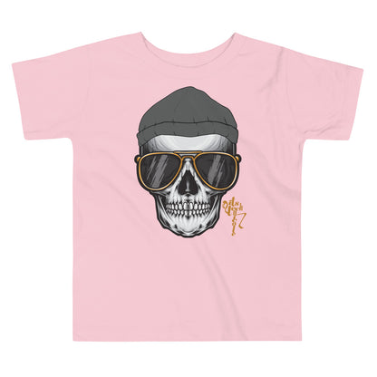 Skull and Beanie Toddler Short Sleeve Tee