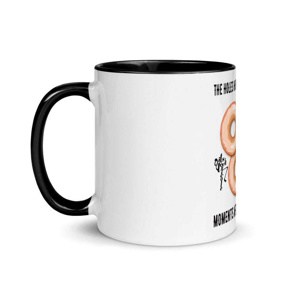 Donut Holes Mug with Color Inside