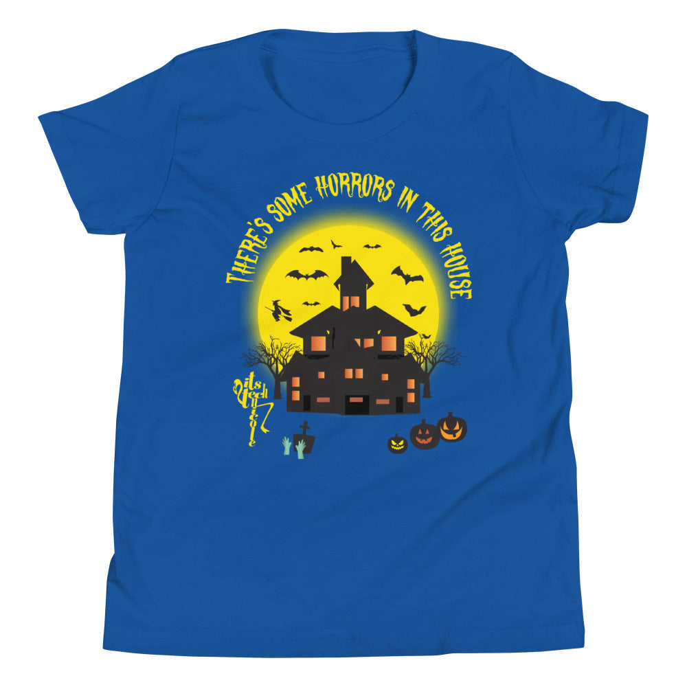 There's Some Horrors in this House....Youth Short Sleeve T-Shirt