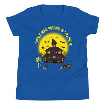 There's Some Horrors in this House....Youth Short Sleeve T-Shirt