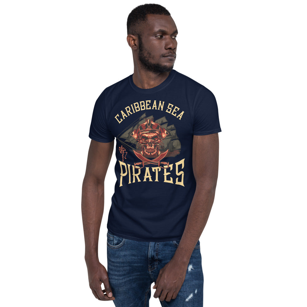 Caribbean Sea Pirates Short-Sleeve Unisex T-Shirt