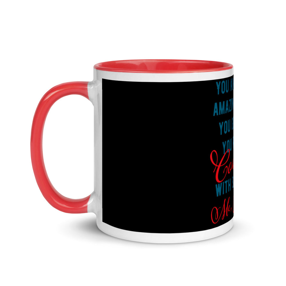 Connections...Missed Mug with Color Inside