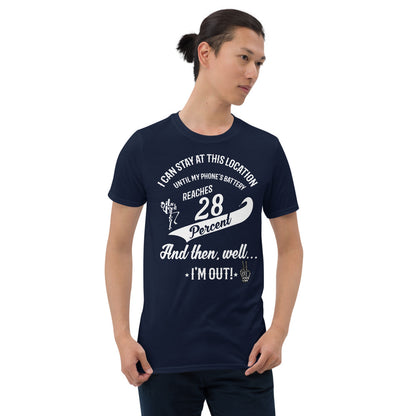 28% Battery Short-Sleeve Unisex T-Shirt