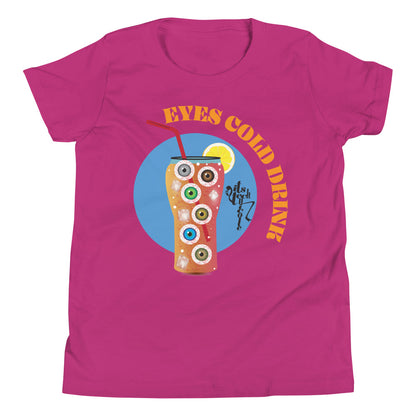 Eyes Cold Drink...Youth Short Sleeve T-Shirt
