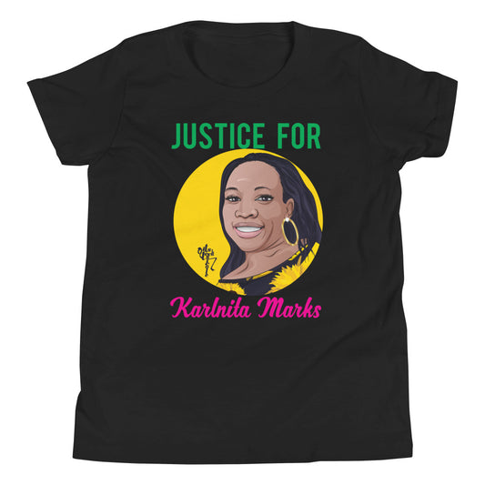 Justice for Karlnita Marks Youth Short Sleeve T-Shirt