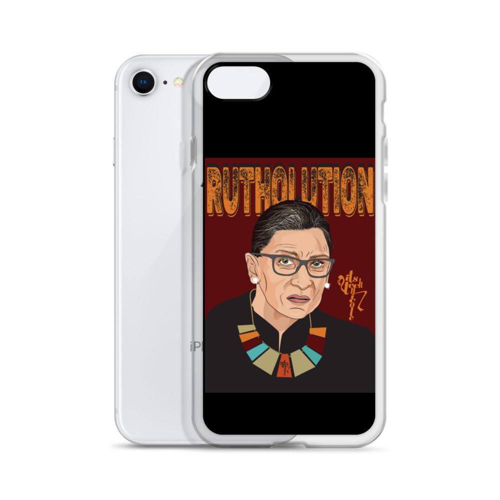 Ruth Bader Ginsburg Tribute Art iPhone Case