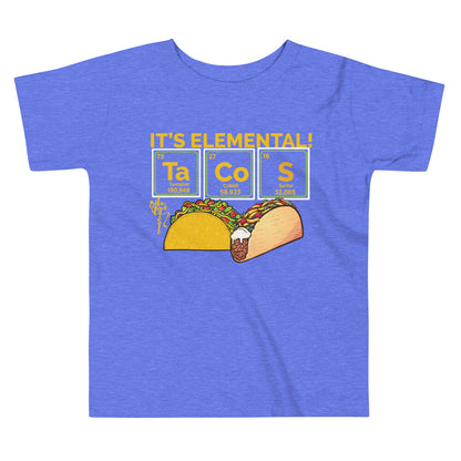 Tacos, It's Elemental Toddler Short Sleeve Tee