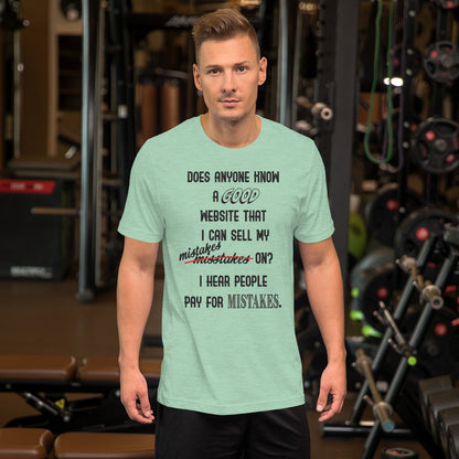 Mistakes Short-Sleeve Unisex T-Shirt