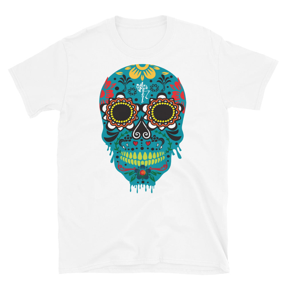 Dia de los Muertos Azul Short-Sleeve Unisex T-Shirt