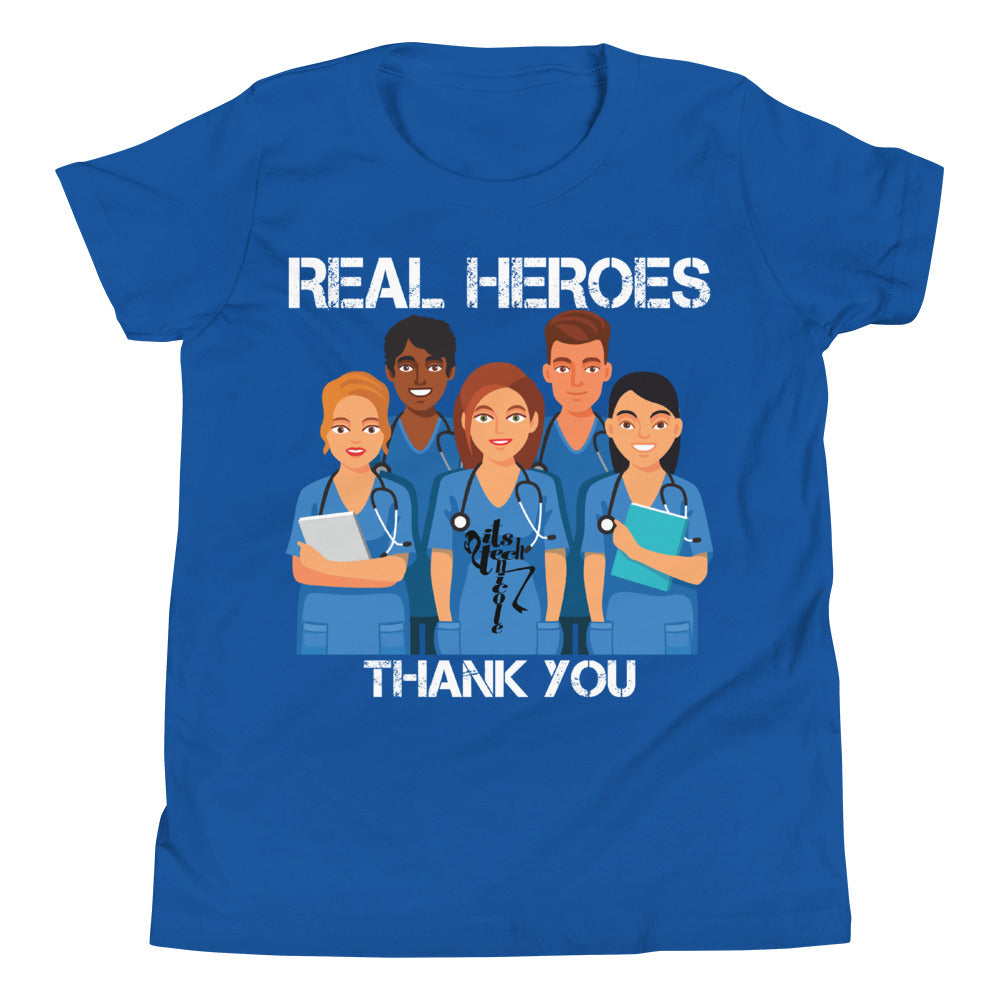 Real Heroes...Thank You Youth Short Sleeve T-Shirt