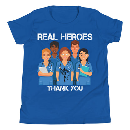 Real Heroes...Thank You Youth Short Sleeve T-Shirt