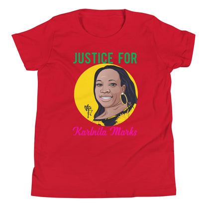 Justice for Karlnita Marks Youth Short Sleeve T-Shirt